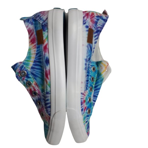 Blowfish Malibu Women Tie Dye Flat Slip On Shoe Sz 7.5 - Picture 2 of 10